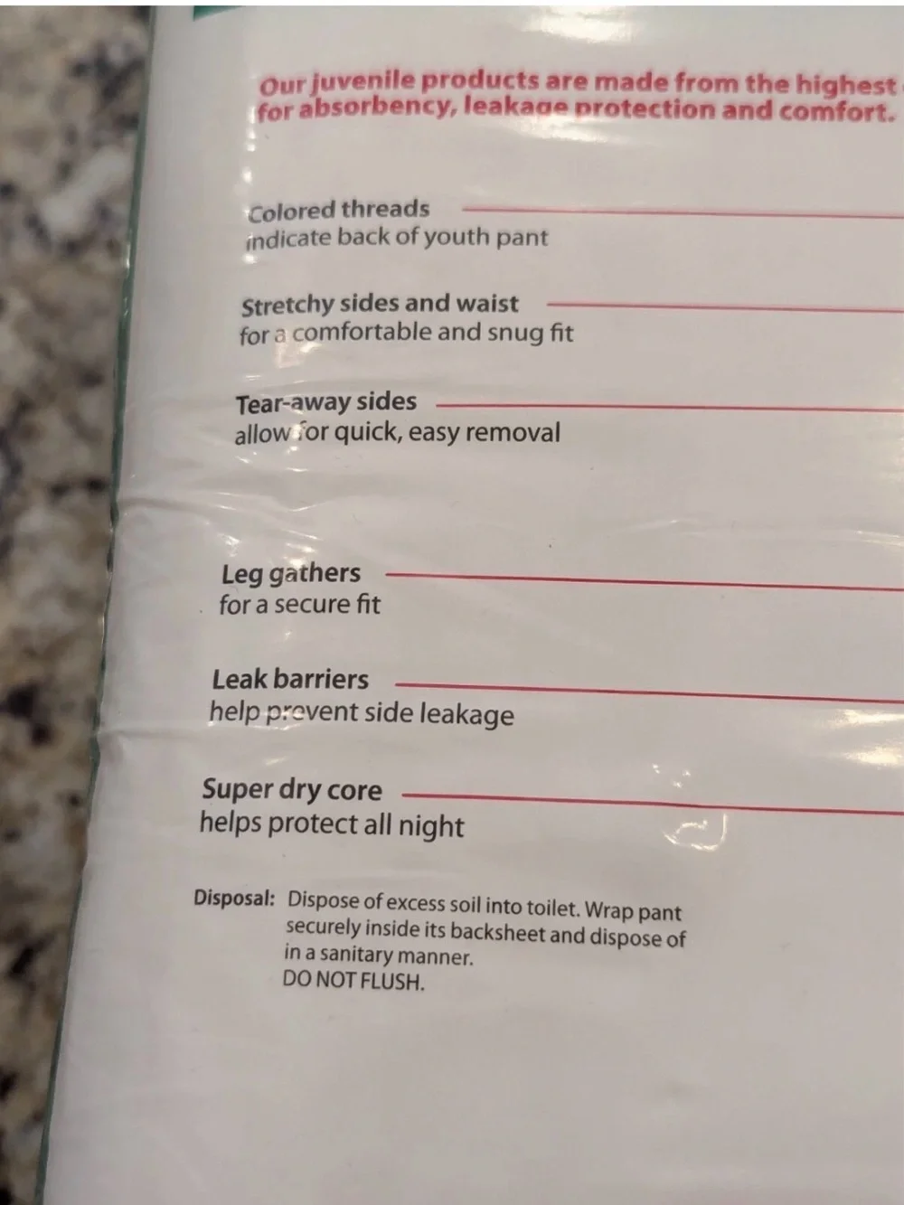 Cardinal Health Youth Pants Pull Up Diaper for Kids size S/M (38-65 lbs) 17 ct